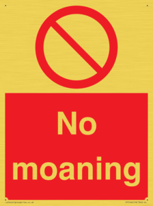 No Moaning
